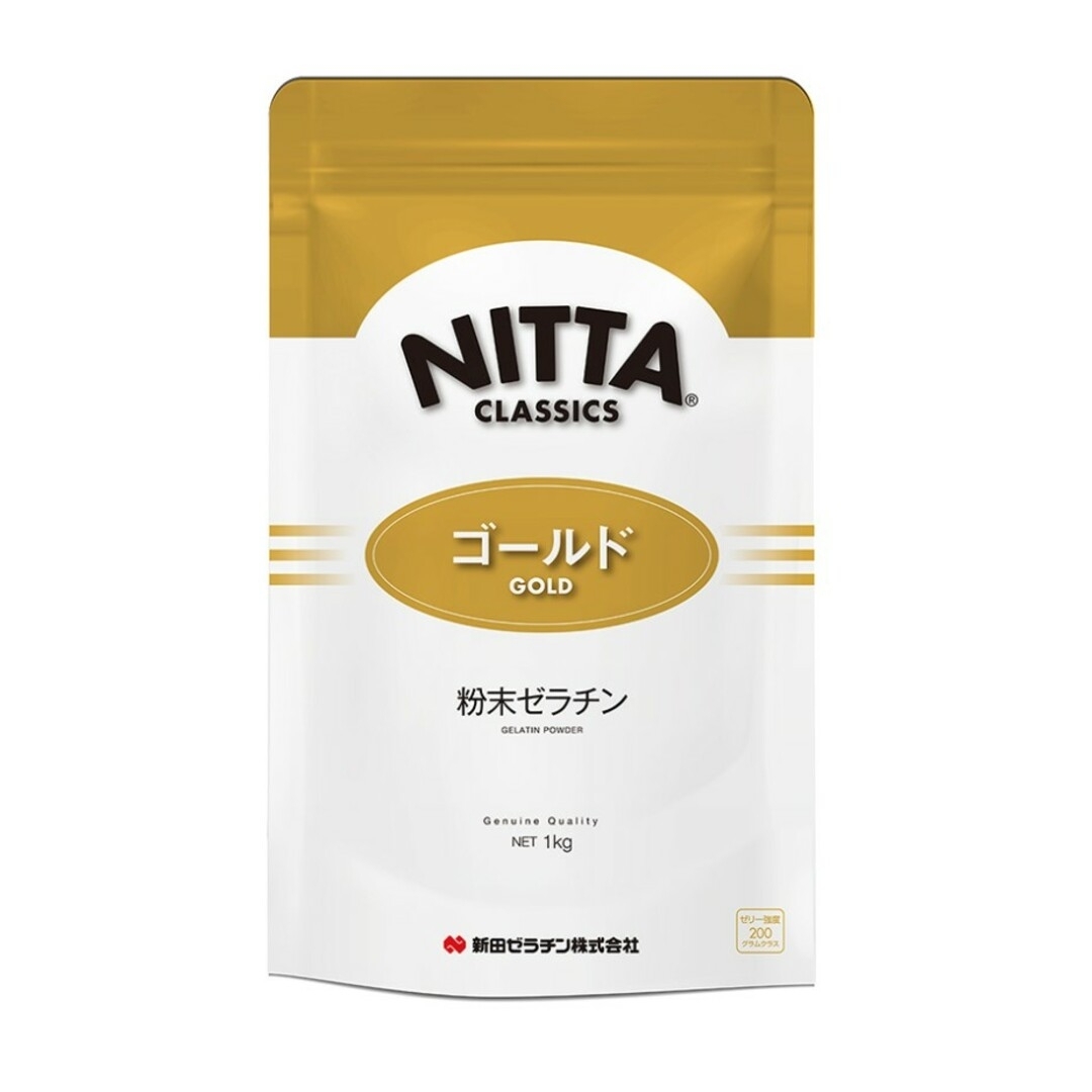 NITTA ゼラチンゴールド 1kg 業務用新田ゼラチン 食品/飲料/酒の加工食品(その他)の商品写真