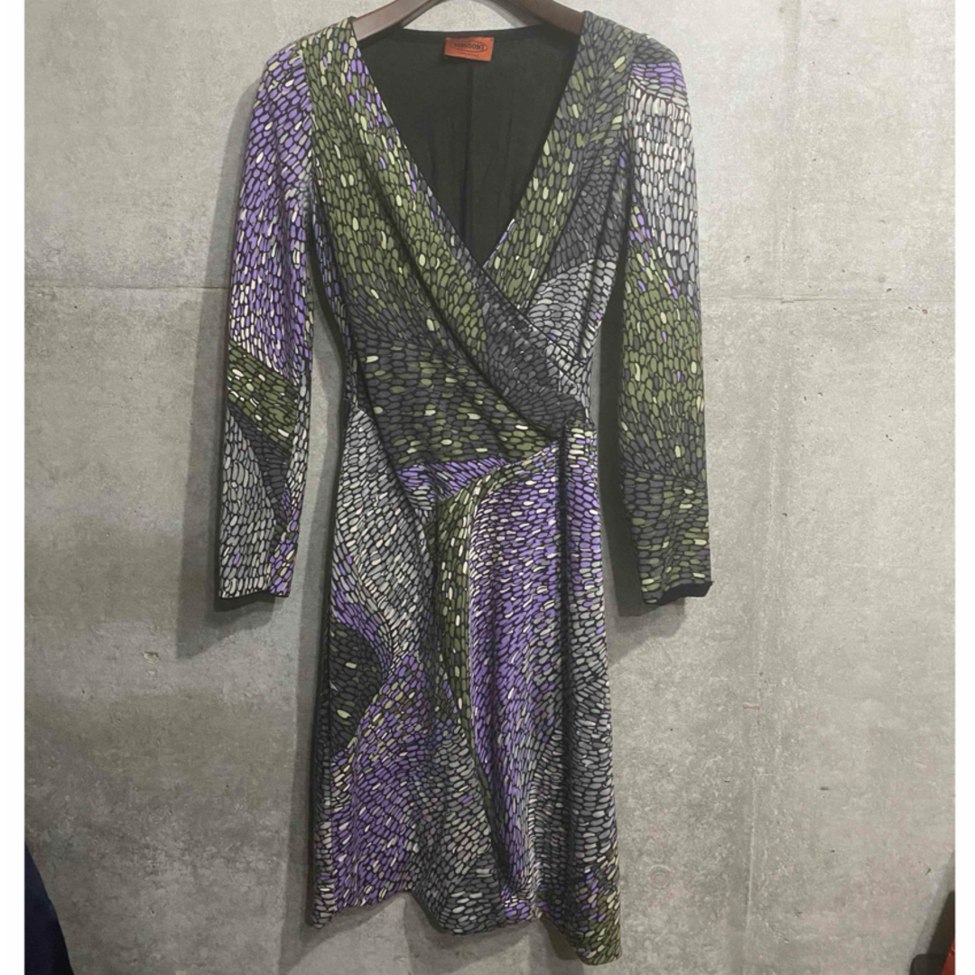 MISSONI - missoni カシュクールドレス クロコダイルワンピース
