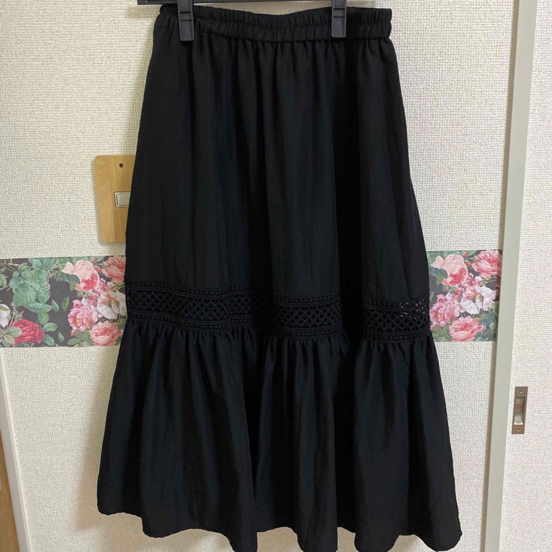 anySiS(エニィスィス)の最終SALE  anySiS ケミカルレースティアードスカート② レディースのスカート(ロングスカート)の商品写真