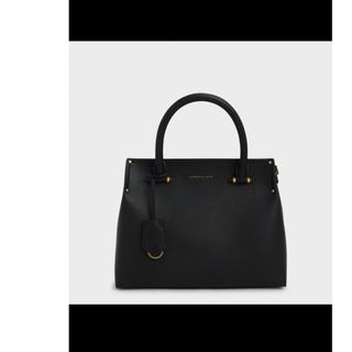 チャールズアンドキース(Charles and Keith)のチャールズアンドキース　ダブルハンドルトートバッグ(ハンドバッグ)