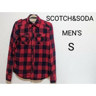 スコッチアンドソーダ(SCOTCH & SODA)の【スコッチアンドソーダ】Men's エポーレット チェック柄　カジュアルシャツ(シャツ)