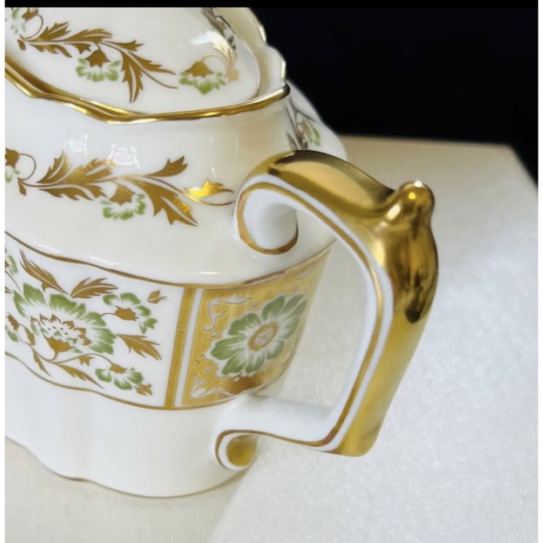 MEISSEN - ロイヤルクラウンダービー グリーンダービーパネル 2人用