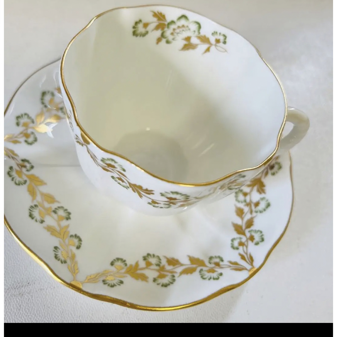 MEISSEN - ロイヤルクラウンダービー グリーンダービーパネル 2人用