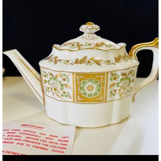 MEISSEN - ロイヤルクラウンダービー グリーンダービーパネル 2人用