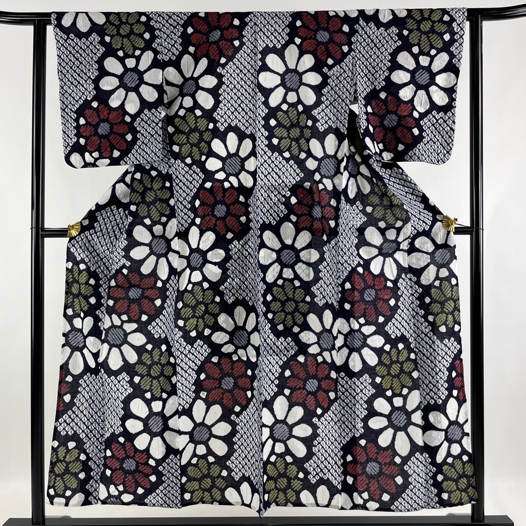 浴衣 名品 身丈154cm 裄丈62cm 綿水着/浴衣