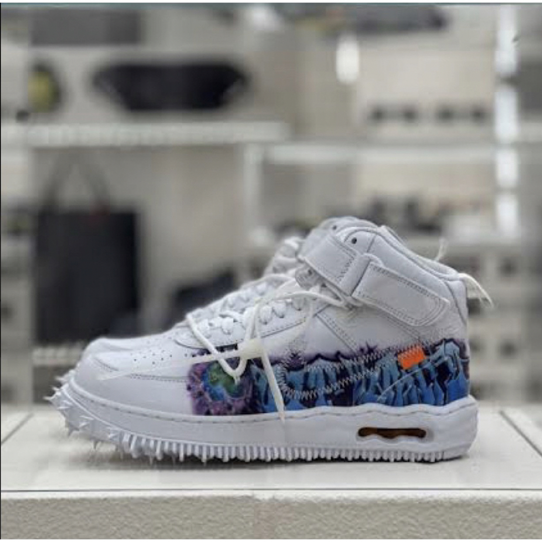 OFF-WHITE(オフホワイト)のOff-White Nike Air Force 1 Mid Graffiti メンズの靴/シューズ(スニーカー)の商品写真