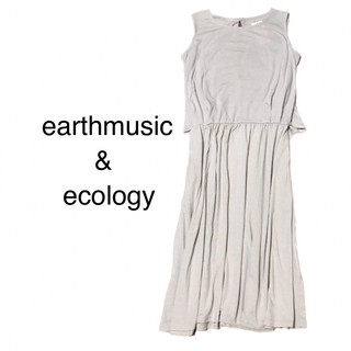 アースミュージックアンドエコロジー(earth music & ecology)のアースミュージック&エコロジー【新品、未使用】ノースリーブ ロング ワンピース(ロングワンピース/マキシワンピース)