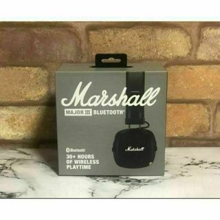 マーシャル(Marshall)のMarshall MAJOR Ⅲ マーシャル ワイヤレスヘッドフォン ブラック(ヘッドフォン/イヤフォン)