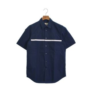 マルニ(Marni)のMARNI マルニ カジュアルシャツ 46(M位) 紺 【古着】【中古】(シャツ)