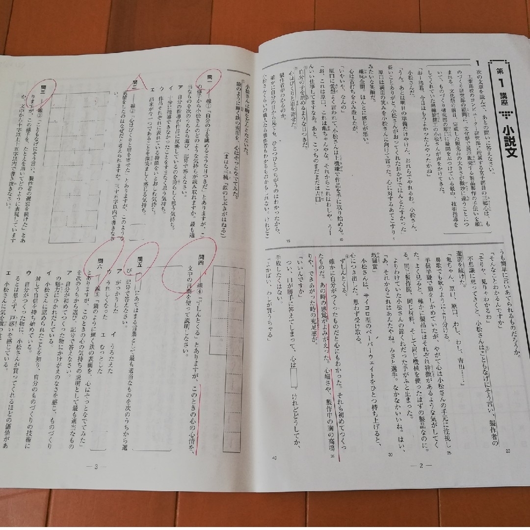 中学3年　国語　発展編　冬期テキスト　総合　問題集　解答解説付き エンタメ/ホビーの本(語学/参考書)の商品写真