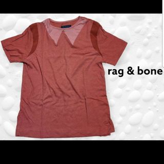 ラグアンドボーン(Rag & Bone)のrag & bone ラグアンドボーン 半袖カットソーTシャツ     XS(カットソー(半袖/袖なし))