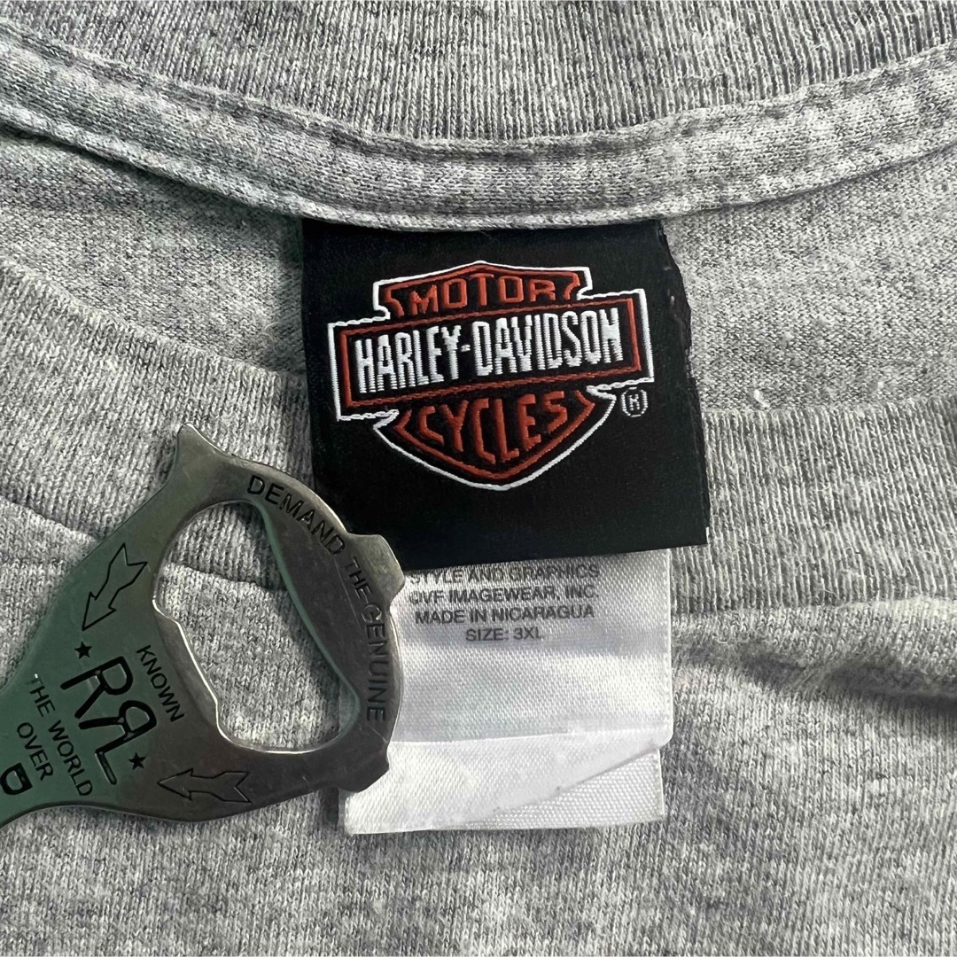 Harley Davidson(ハーレーダビッドソン)の3XL☆ハーレーダビッドソン☆Tシャツ☆ノースリーブ☆タンクトップ☆両面プリント メンズのトップス(Tシャツ/カットソー(半袖/袖なし))の商品写真