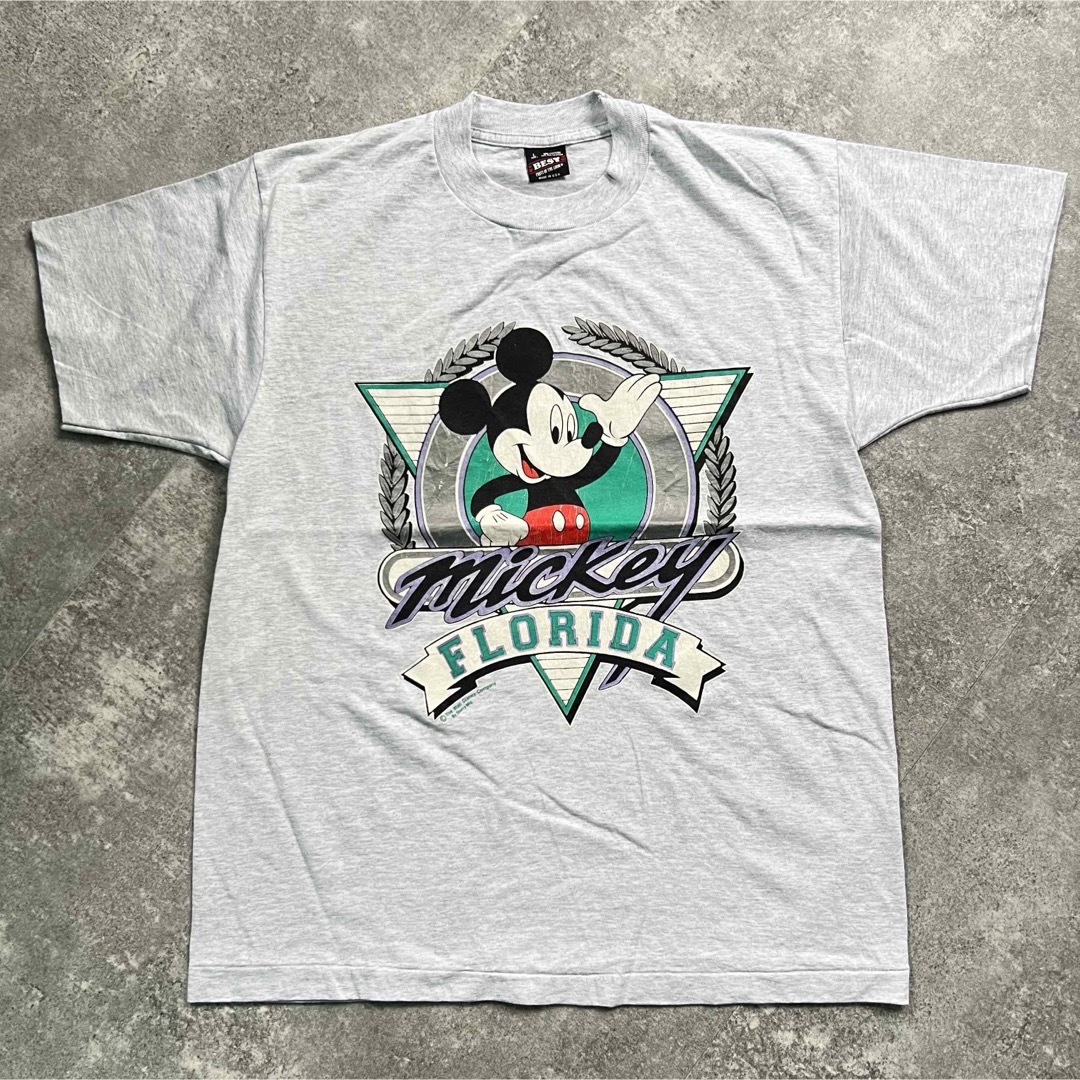 90's　Disney/ディズニー　Mickey/ミッキー　Tシャツ　USA製