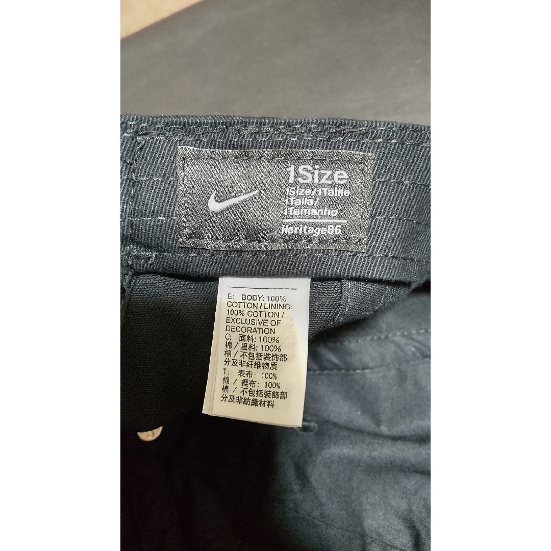 NIKE(ナイキ)のNIKE ナイキキャップ　ヘリテージ86 　ブラック メンズの帽子(キャップ)の商品写真