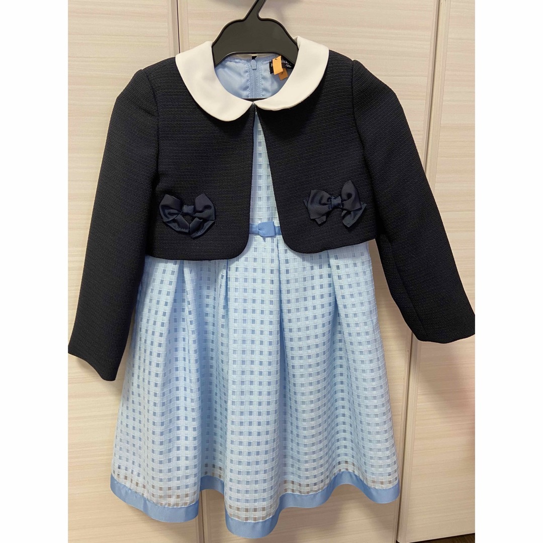 HIROMICHI NAKANO(ヒロミチナカノ)の女の子　フォーマル　ワンピースジャケットセット　120 キッズ/ベビー/マタニティのキッズ服女の子用(90cm~)(ドレス/フォーマル)の商品写真