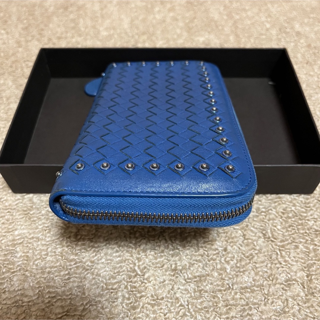 Bottega Veneta(ボッテガヴェネタ)のボッテガ　長財布　青 メンズのファッション小物(長財布)の商品写真