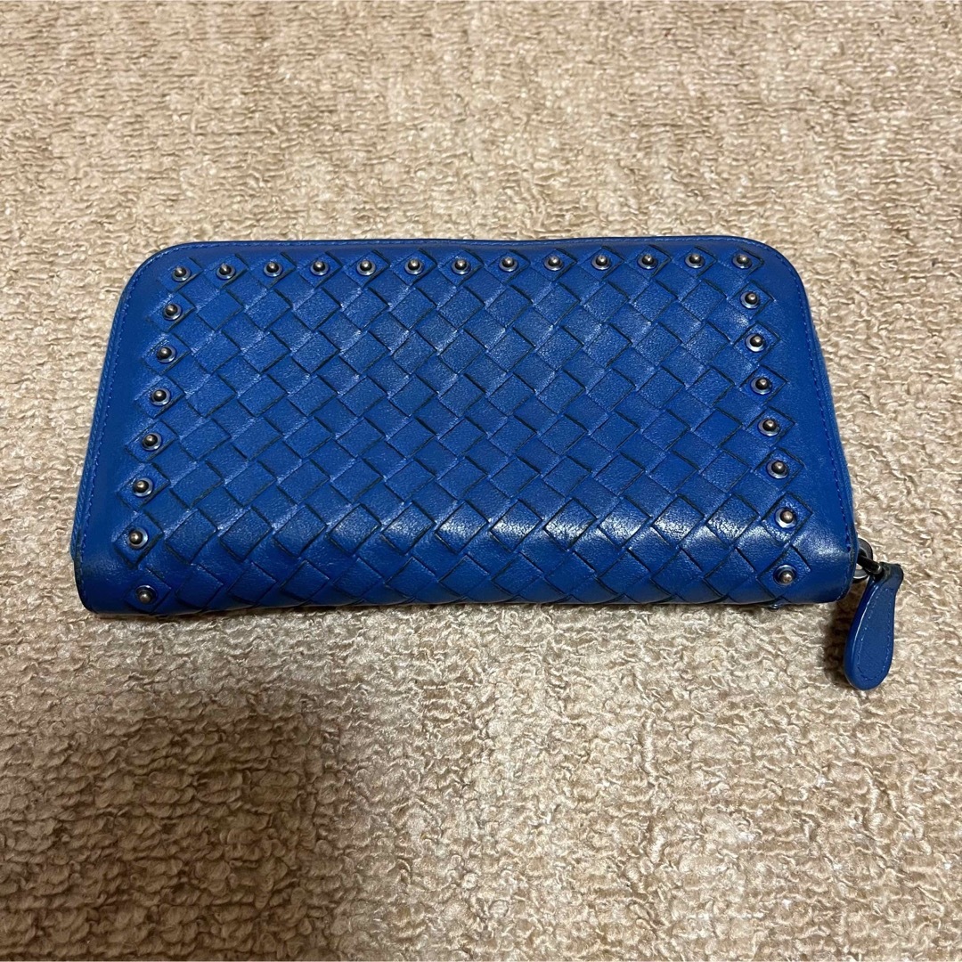 Bottega Veneta(ボッテガヴェネタ)のボッテガ　長財布　青 メンズのファッション小物(長財布)の商品写真