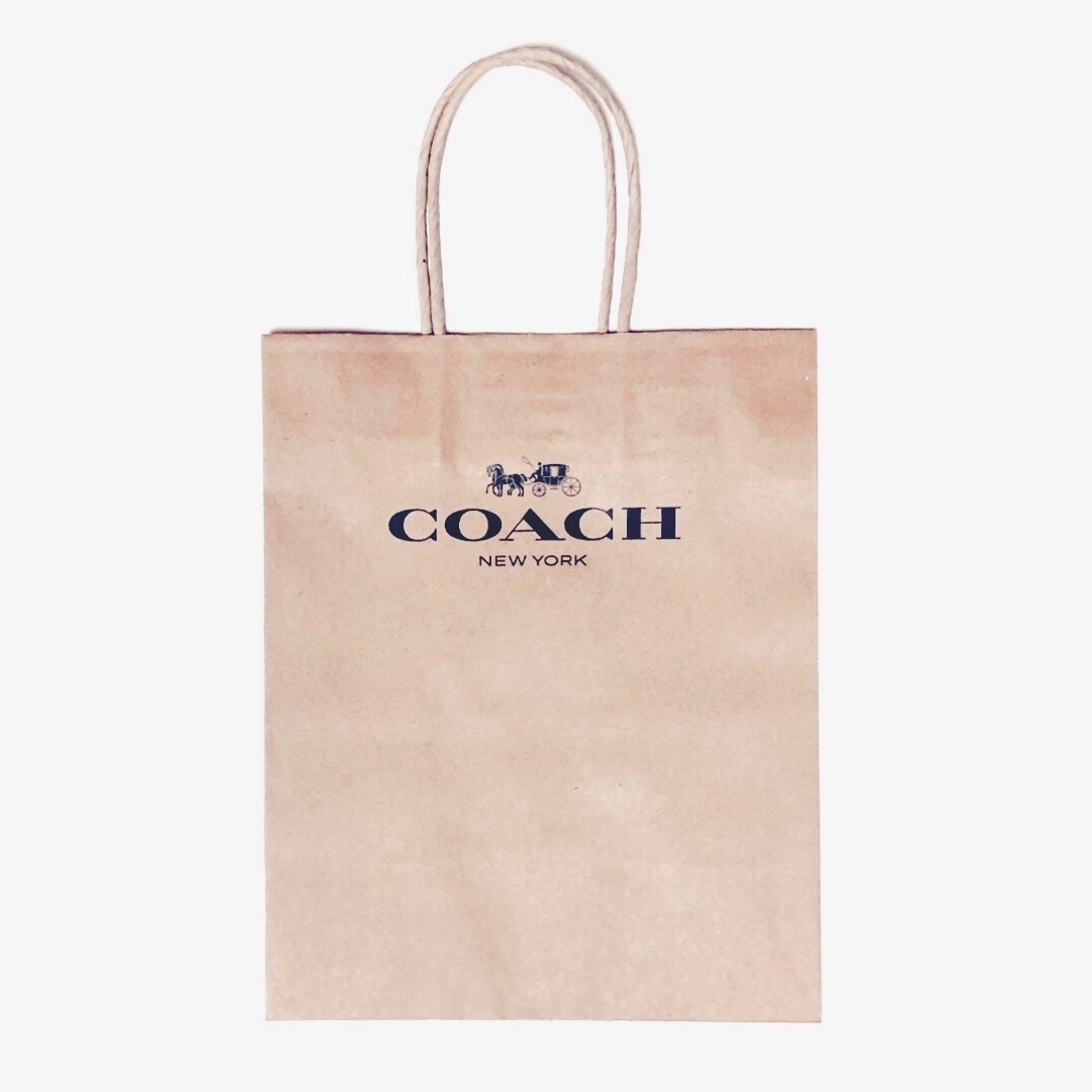 COACH(コーチ)の【新品・未使用】COACHコーチショップ袋＆保存袋 レディースのバッグ(ショップ袋)の商品写真