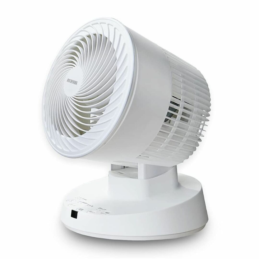 【色: ホワイト】節電対策 アイリスオーヤマ サーキュレーター 扇風機 DCモー