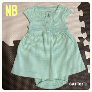 カーターズ(carter's)のカーターズ　carter's ワンピース　新生児　nb ボディスーツ　半袖　海外(ワンピース)