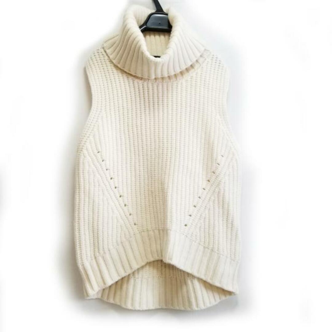CINOH 21AW 36 NO SLEEVE TURTLE NECK KNIT