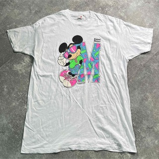 80's　Disney Vintage Mickey　ビッグTシャツ　USA製