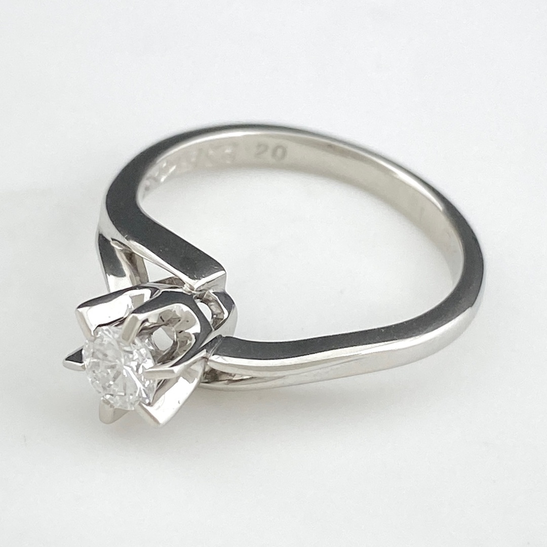 限定販売】 ダイヤモンド デザインリング 8号 Pt900 【中古】 リング(指輪)