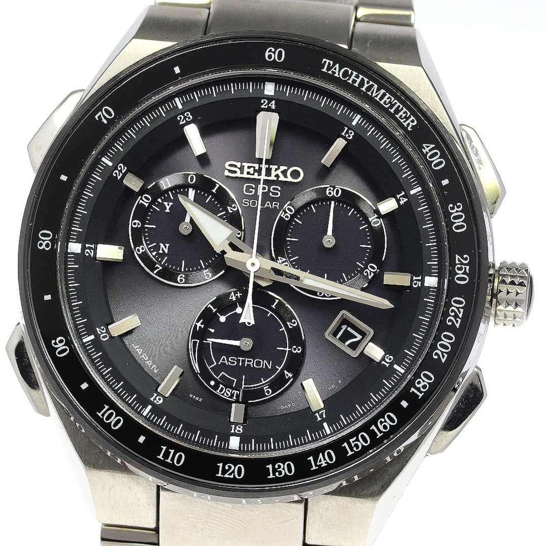 セイコー SEIKO SBXB129 8X82-0AR0 アストロン 8Xシリーズ クロノグラフ ソーラー電波 メンズ 箱・保証書付き_757376