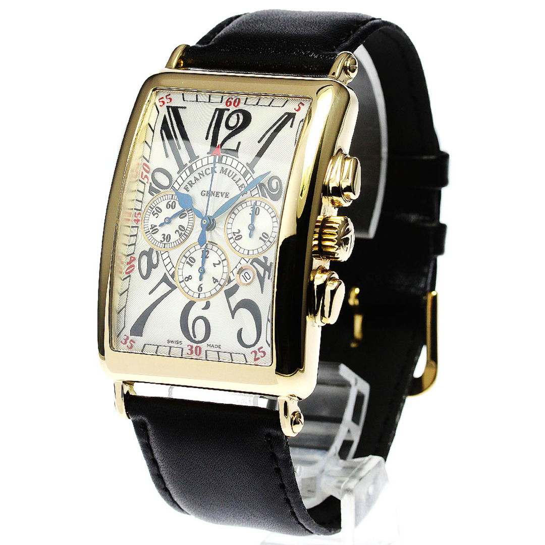 FRANCK MULLER(フランクミュラー)のフランクミュラー FRANCK MULLER 1200CCAT ロングアイランド K18YG 自動巻き メンズ 良品 _748822【ev10】 メンズの時計(腕時計(アナログ))の商品写真