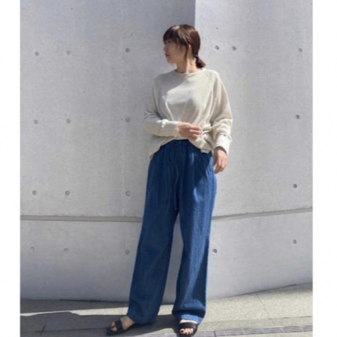 FLORENT - 23ss新作 denim wide pants フローレント florentの通販 by