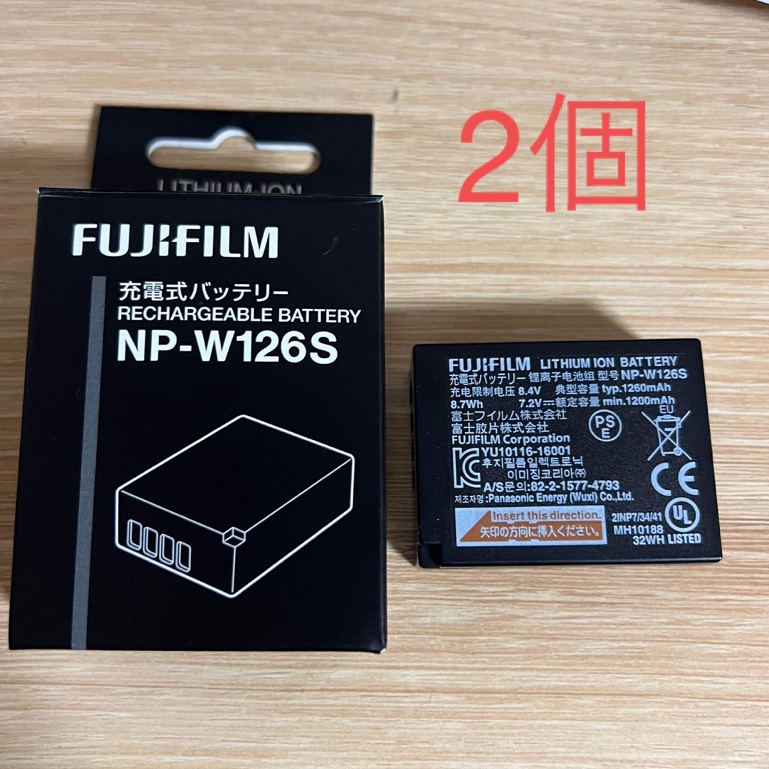 Fujifilm 充電式バッテリー NP-W126sの通販 by DK's shop｜ラクマ