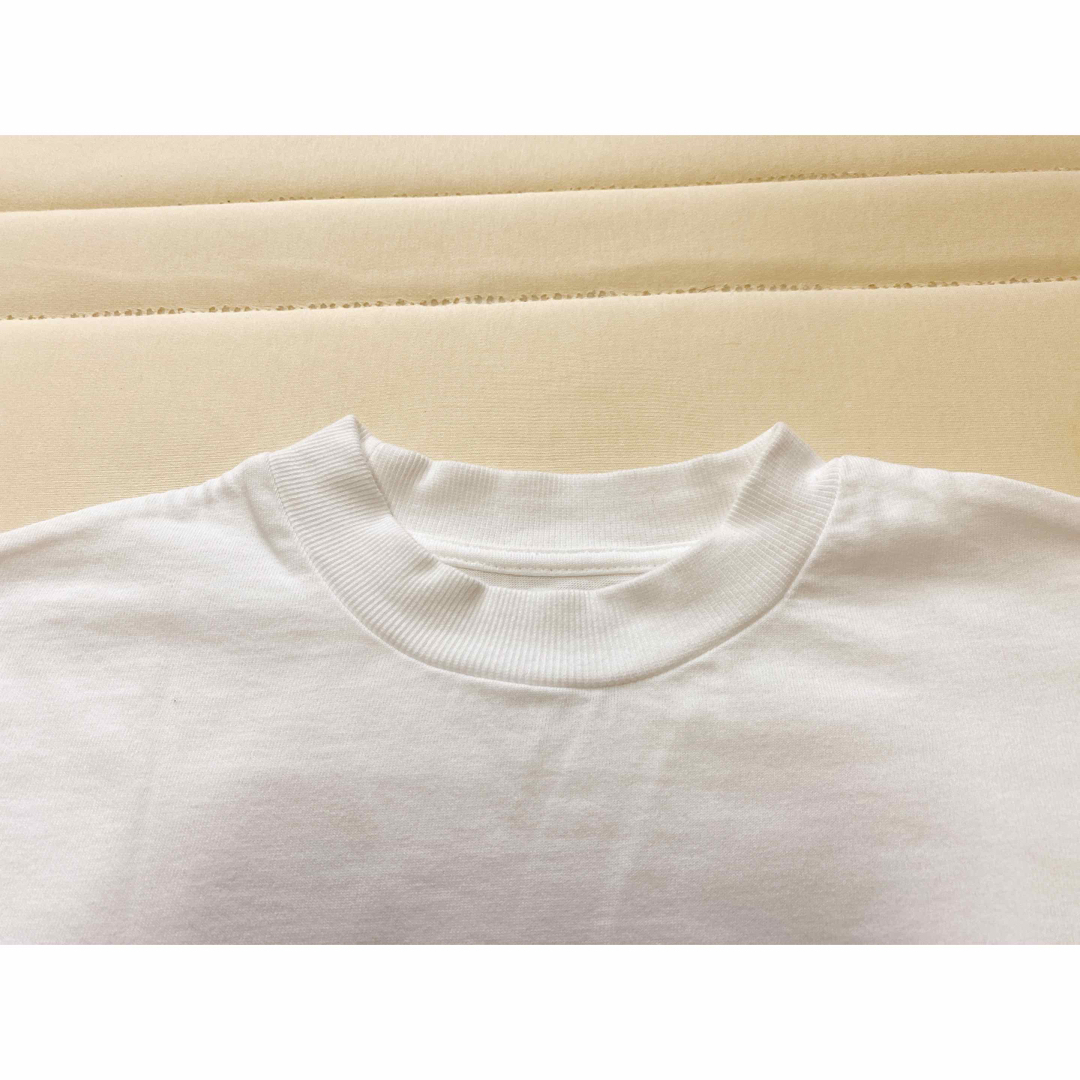 MUJI (無印良品)(ムジルシリョウヒン)の【Ciao様専用】無印良品　フレンチスリーブ　白　カットソー レディースのトップス(カットソー(半袖/袖なし))の商品写真