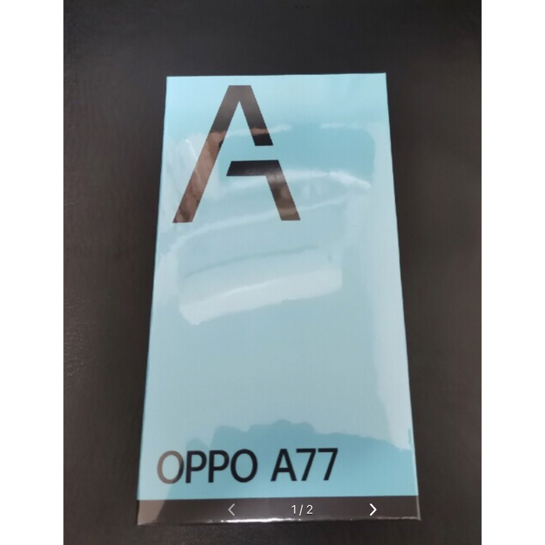 OPPO A77 ブルー SIMフリーOPPOメーカー型番