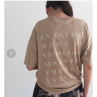 トゥデイフル(TODAYFUL)のTODAYFUL バックプリントルーズTシャツ(Tシャツ(半袖/袖なし))