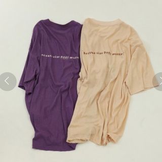 トゥデイフル(TODAYFUL)のTODAYFUL バックプリントTシャツ(Tシャツ(半袖/袖なし))