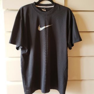 ナイキ(NIKE)のNIKE ナイキ ティシャツ メッシュ 黒 ドライフィット(Tシャツ/カットソー(半袖/袖なし))