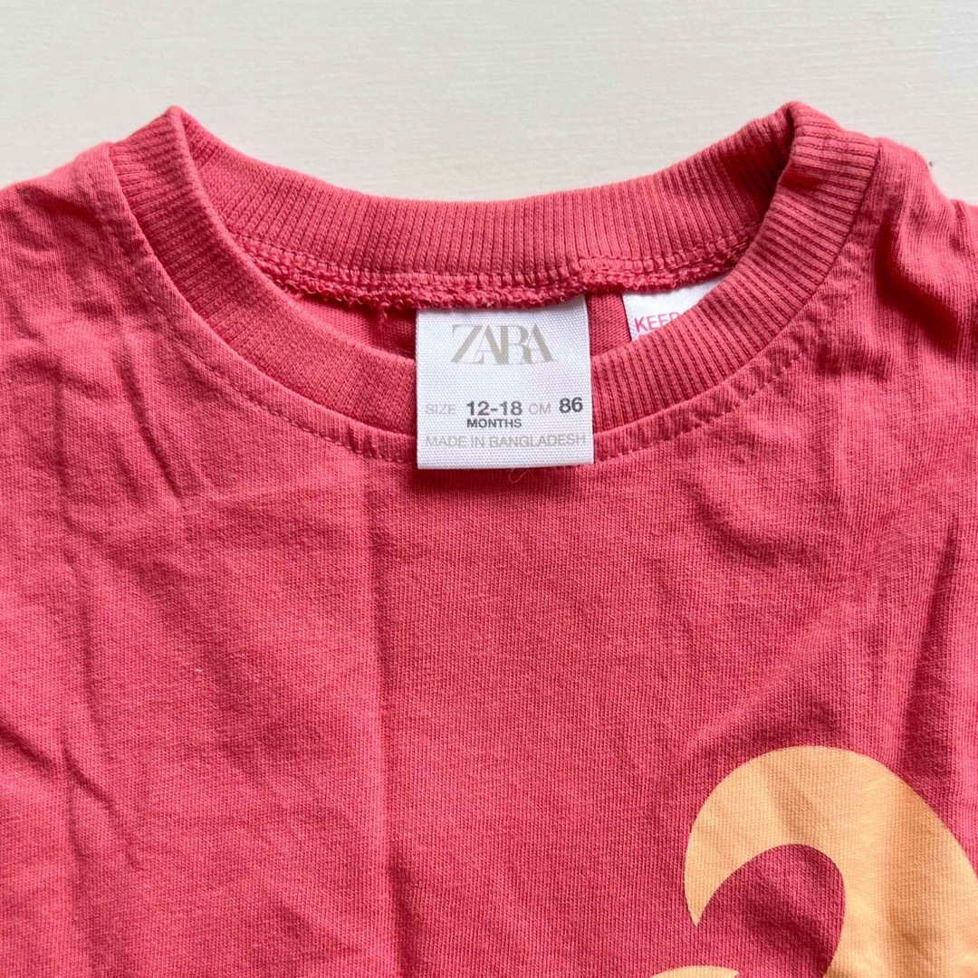 ZARA KIDS(ザラキッズ)のZARA Tシャツ キッズ/ベビー/マタニティのベビー服(~85cm)(Ｔシャツ)の商品写真