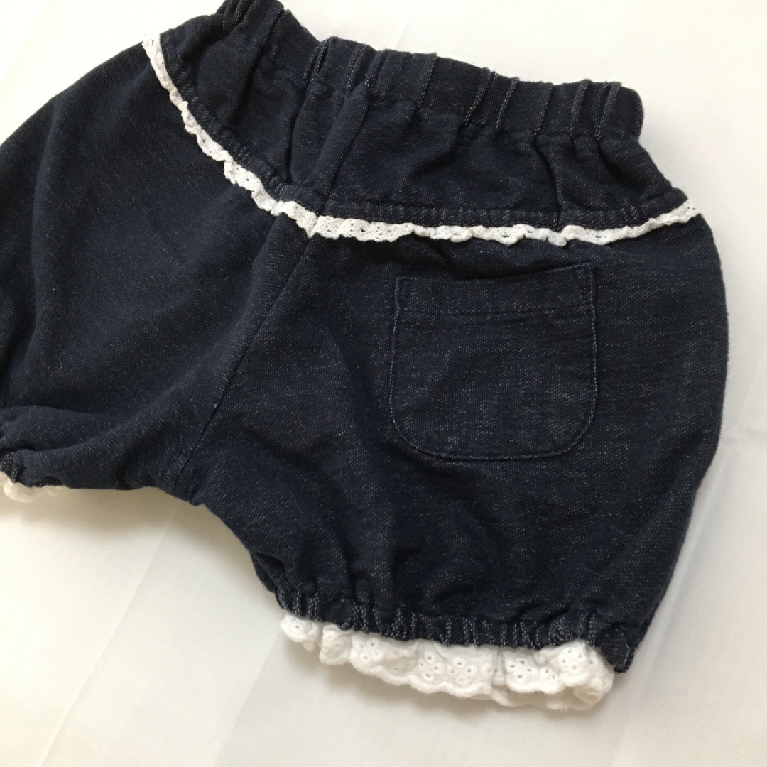 西松屋(ニシマツヤ)のかぼちゃパンツ　90cm キッズ/ベビー/マタニティのキッズ服女の子用(90cm~)(パンツ/スパッツ)の商品写真