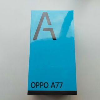 オッポ(OPPO)のさやか様専用　OPPO　a77 新品無開封ブルー(スマートフォン本体)