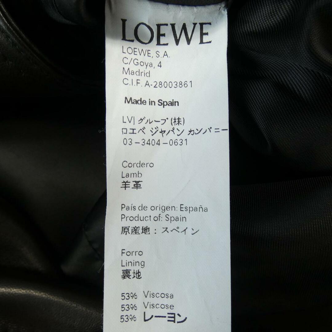 ロエベ LOEWE ライダースジャケット