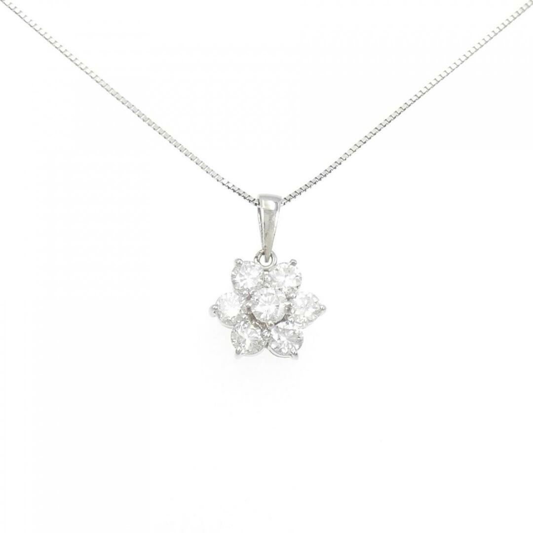 PT ダイヤモンド ネックレス 1.00CT - ネックレス