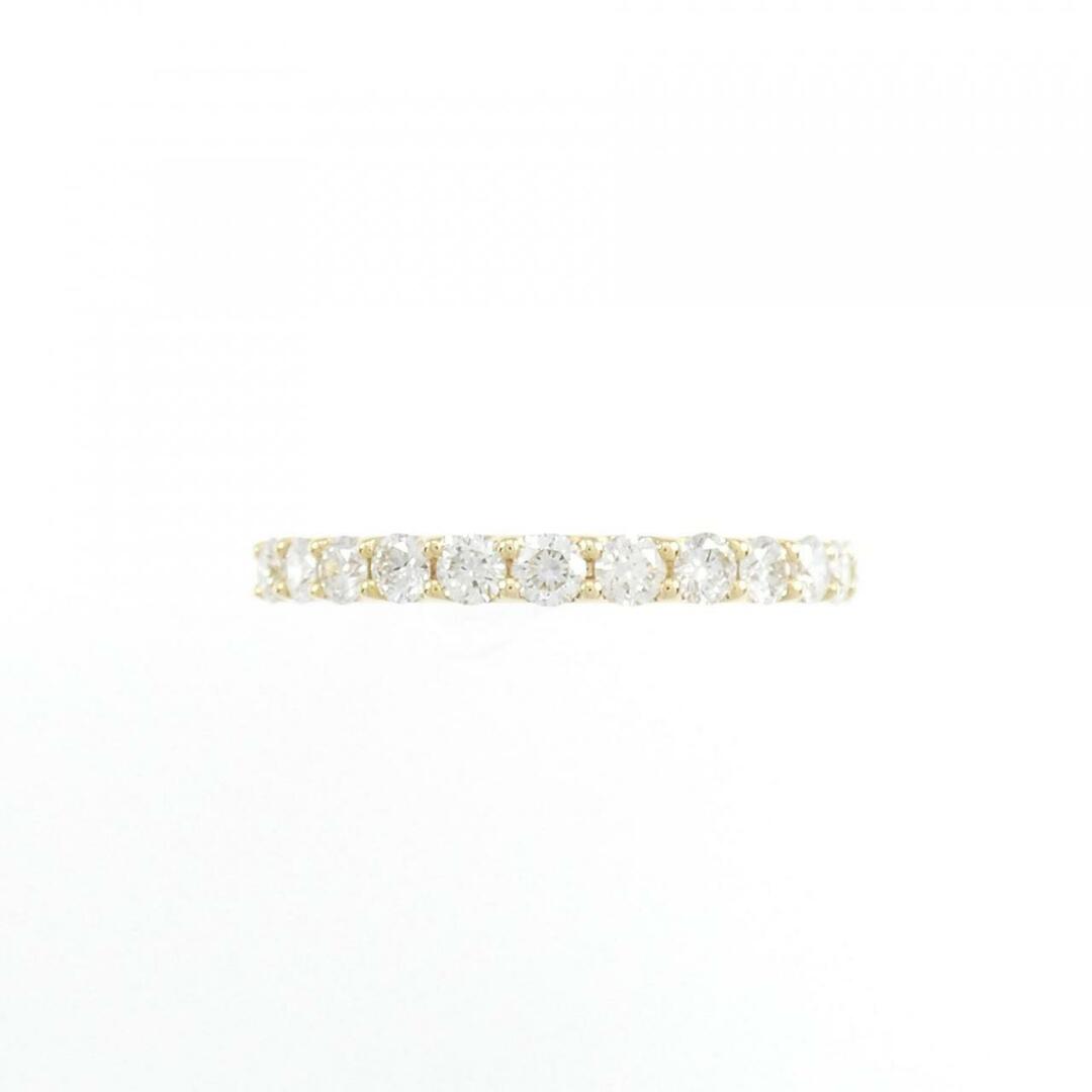 【新品】K18YG ハーフエタニティ ダイヤモンド リング 0.504CT レディースのアクセサリー(リング(指輪))の商品写真