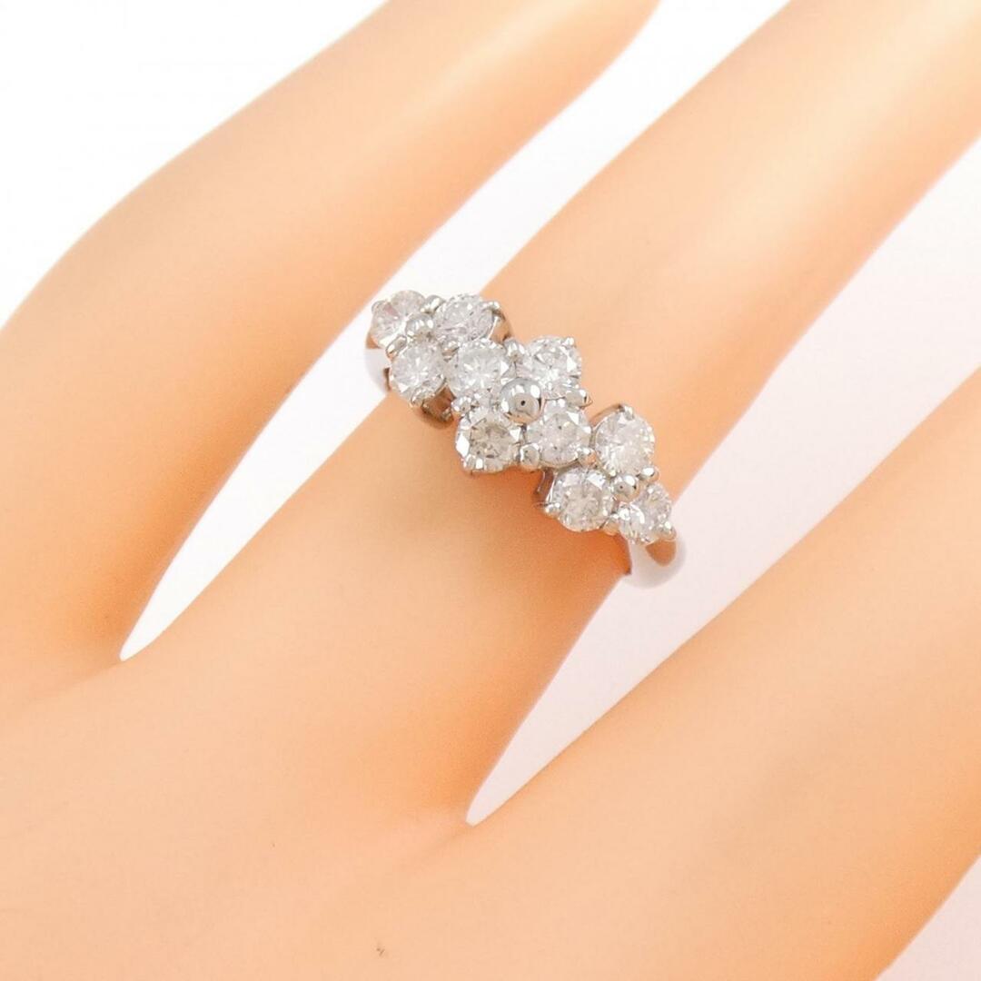 PT フラワー ダイヤモンド リング 1.00CT 3