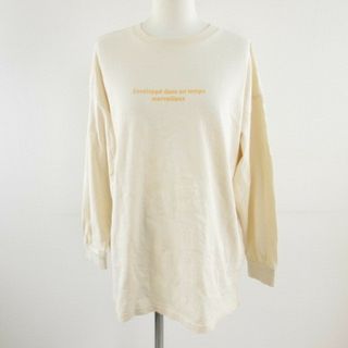 ウィゴー(WEGO)のウィゴー WEGO カットソー Tシャツ ロンT 長袖 ビッグシルエット ロゴ(Tシャツ(長袖/七分))