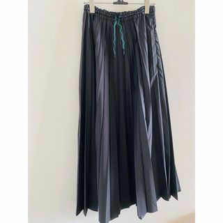 ナゴンスタンス(nagonstans)のナゴンスタンス　water proof タフタwideプリーツskirt(ロングスカート)