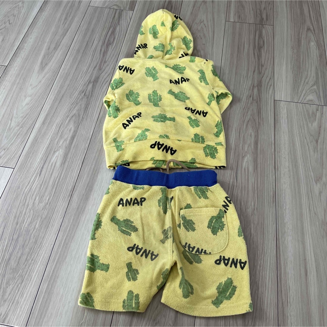 ANAP Kids(アナップキッズ)のセットアップ♡ 90サイズ キッズ/ベビー/マタニティのキッズ服男の子用(90cm~)(Tシャツ/カットソー)の商品写真