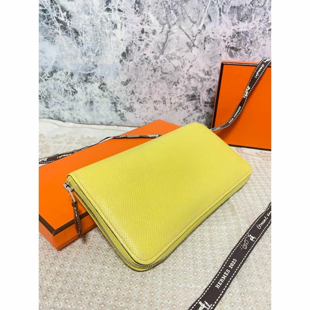 Hermes(エルメス)の【専用】美品❤️エルメス　アザップロング　シルクイン　ラウンドファスナー　X刻 レディースのファッション小物(財布)の商品写真