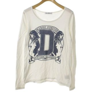 ヒステリックグラマー(HYSTERIC GLAMOUR)のレッドアイ様専用 HYSTERIC GLAMOUR ロンT 白♡(Tシャツ(長袖/七分))