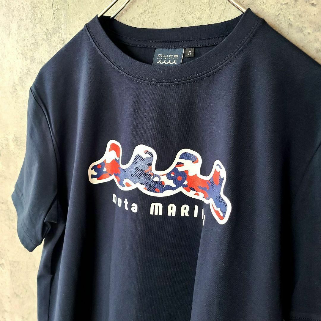 muta(ムータ)の48希少【美品】muta ムータ tシャツ 半袖 ビックバックロゴ 両面ロゴ入り メンズのトップス(Tシャツ/カットソー(半袖/袖なし))の商品写真