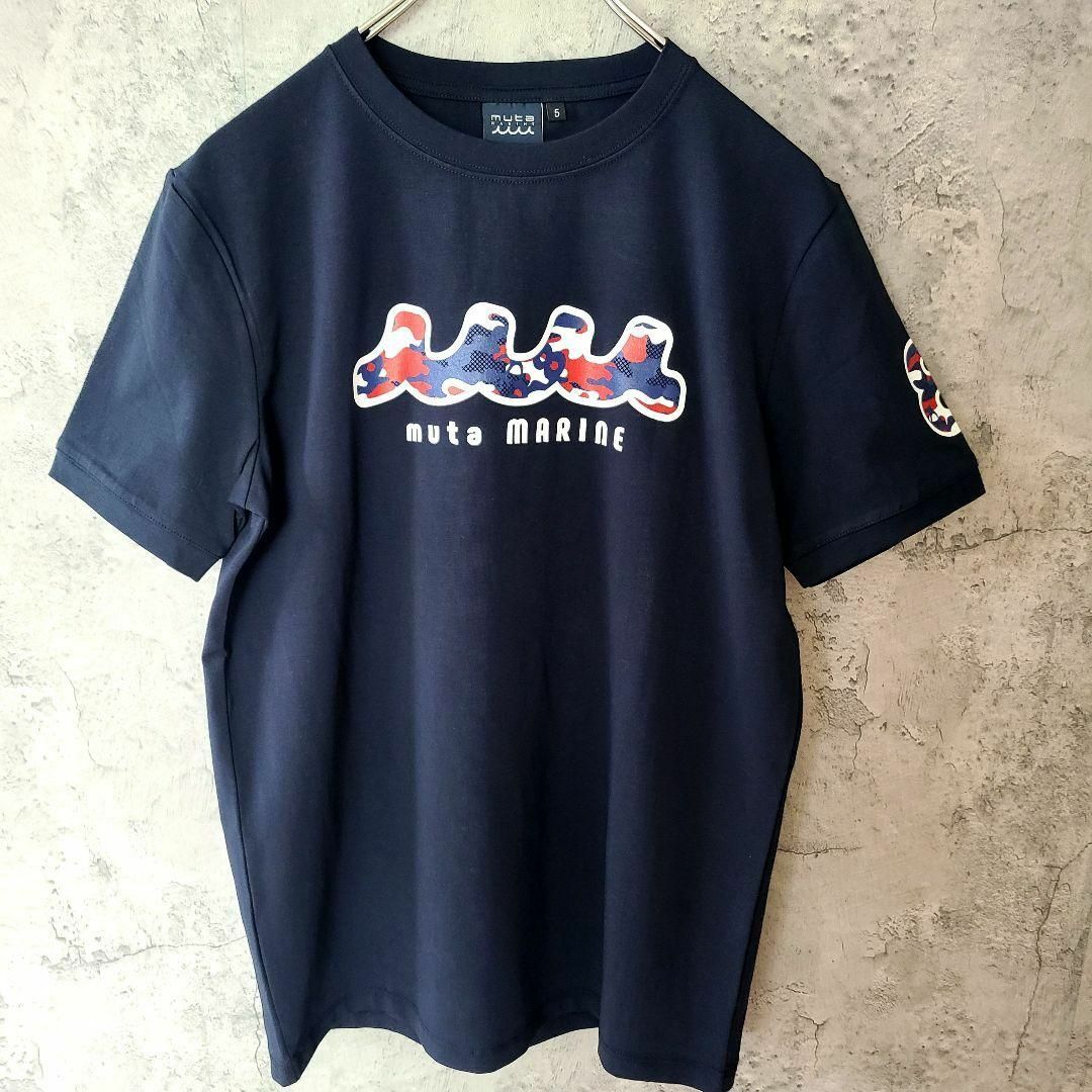 muta(ムータ)の48希少【美品】muta ムータ tシャツ 半袖 ビックバックロゴ 両面ロゴ入り メンズのトップス(Tシャツ/カットソー(半袖/袖なし))の商品写真